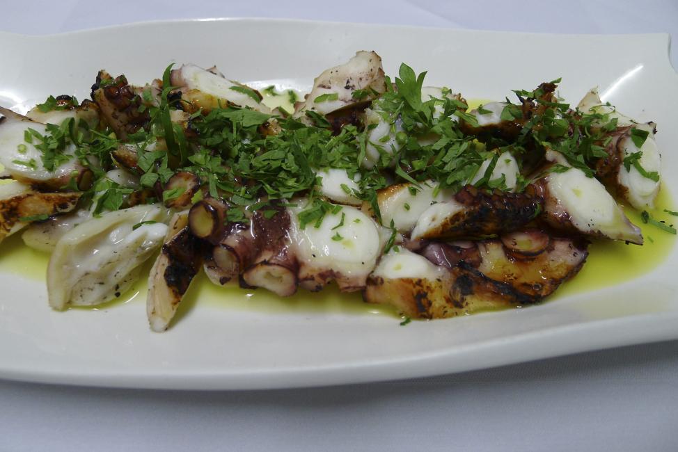 JetDine Menu sf5 - grilled Octopus